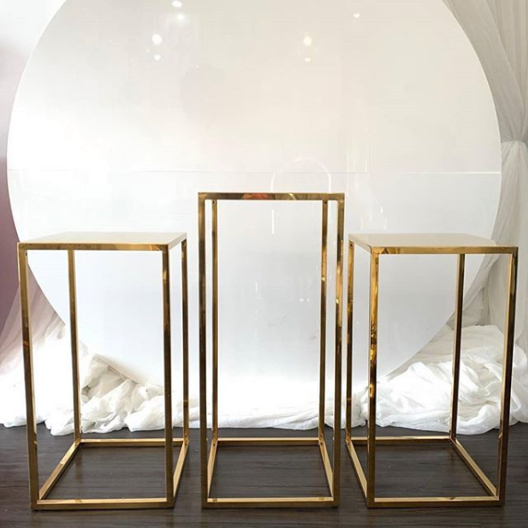 Gold Framed Plinth